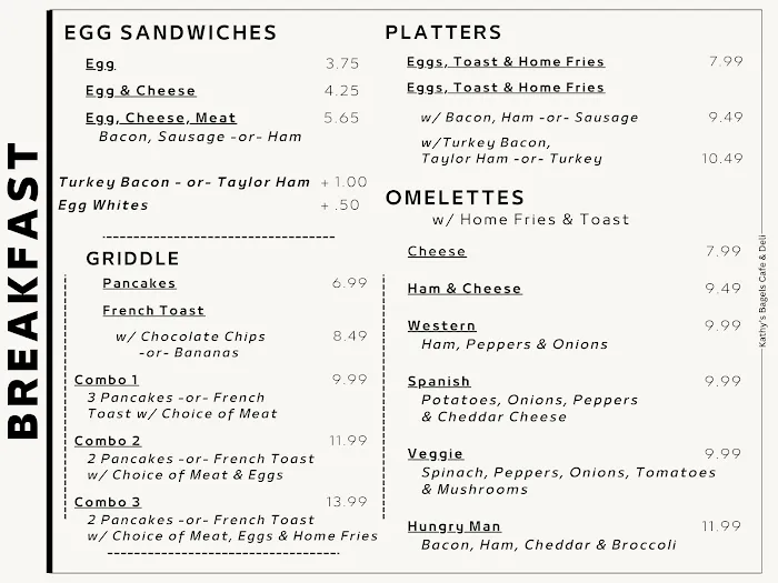 Kathy’s Bagels Cafe & Deli Picture 2