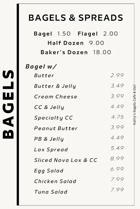 Kathy’s Bagels Cafe & Deli Picture 1