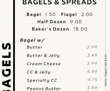 Kathy’s Bagels Cafe & Deli