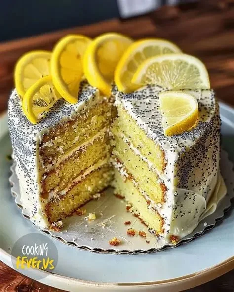 How to Make Delicious Lemon Poppy Seed Cake | Heavenly Delights Bakery