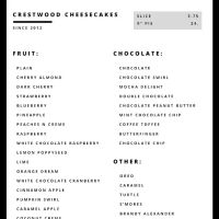 Crestwood Cheesecakes ico