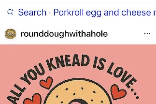 Round Dough with a hole at fort Monmouth