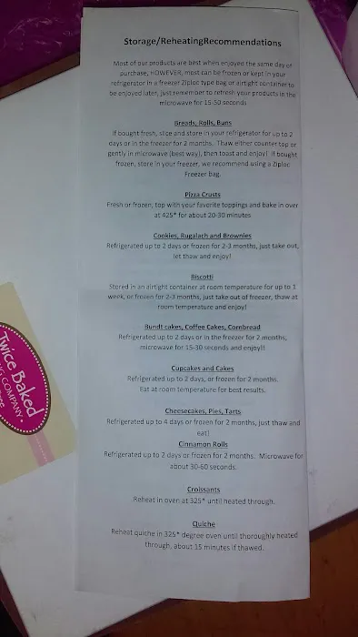 Twice Baked Gluten Free Baking Company Picture 1
