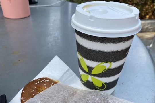 Hot pretzels and Ground coffee