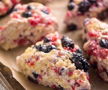 How to Make Homemade Scones with Fresh Berries