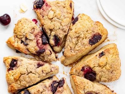 How to Make Bakery-Style Cherry Scones at Home