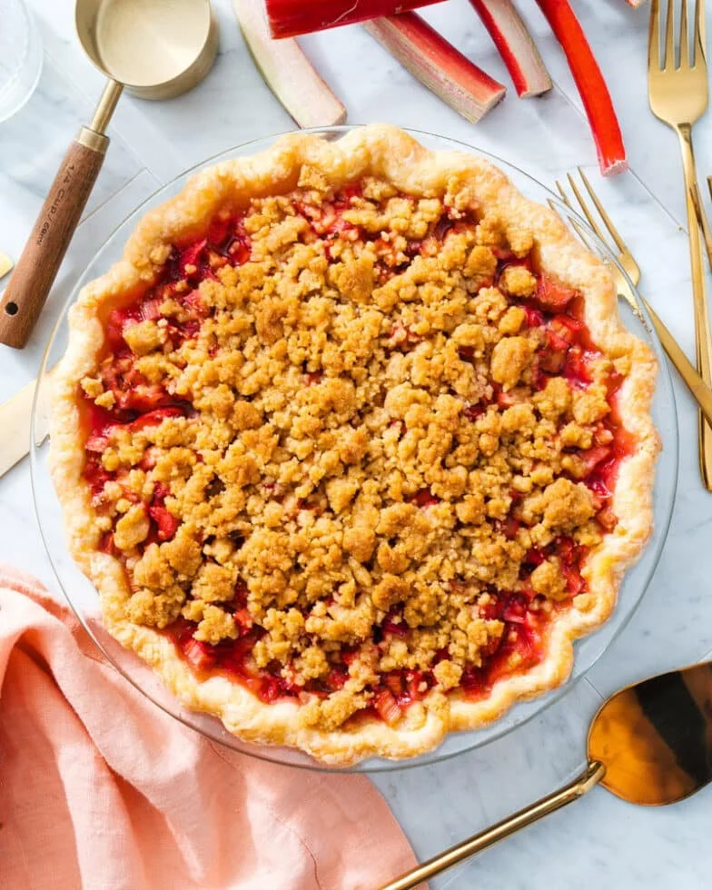 How to Make the Best Rhubarb Pie from Scratch