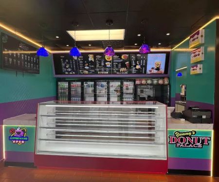 Yummy donut palace.boba.smoothies.coffee