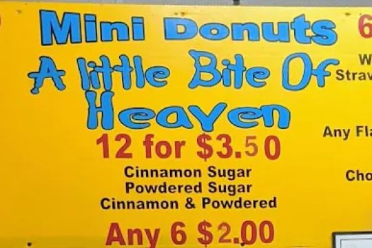 A little bite of heaven mini donuts