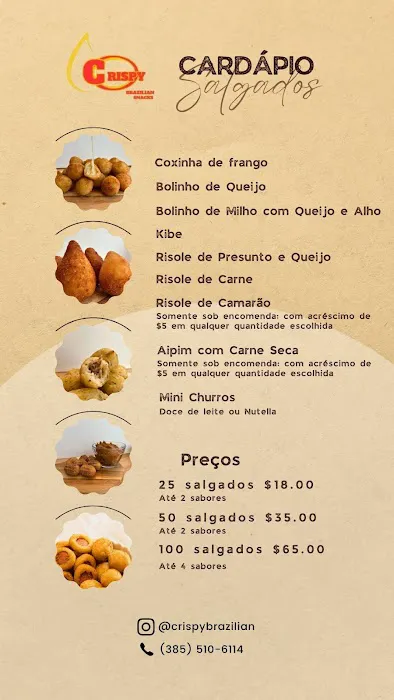 Crispy Brazilian Snacks - Online Store Only Picture 2