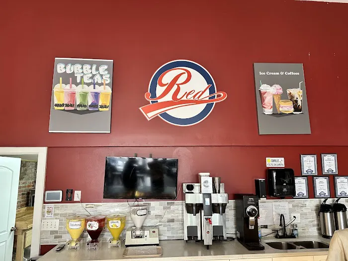 Red Donut Shop Picture 1