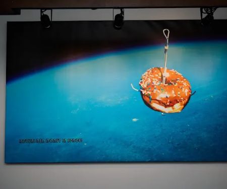 Red Donut Shop Welcome