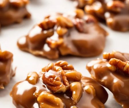 How to Make Fresh Homemade Pecan Caramel Clusters