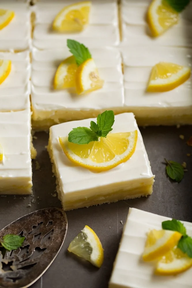 How to Make the Perfect Lemon Cheesecake Bars | Heavenly Delights Bakery