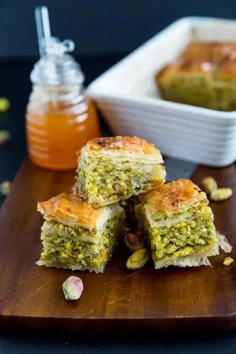 How to Make the Best Baklava with Pistachios and Honey