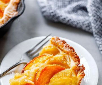 How to Make Bakery-Style Peach Tart with a Flaky Crust
