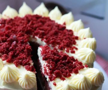 How to Make Bakery-Style Red Velvet Cake with Cream Cheese Frosting