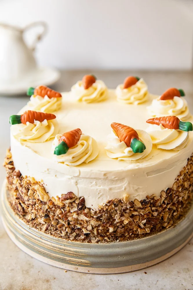 How to Make Bakery-Style Carrot Cake with a Cream Cheese Frosting