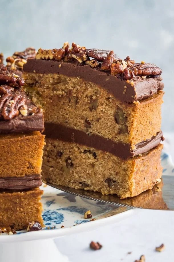 How to Make Bakery-Style Maple Pecan Cake with a Sweet Glaze