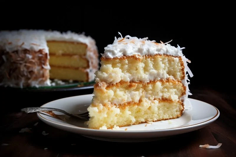 How to Make Bakery-Style Coconut Cake with Creamy Frosting