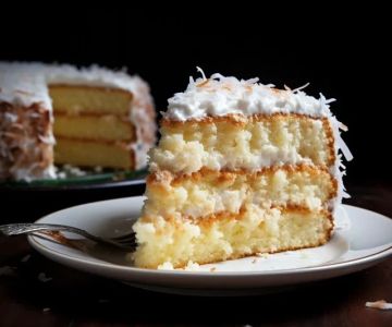 How to Make Bakery-Style Coconut Cake with Creamy Frosting