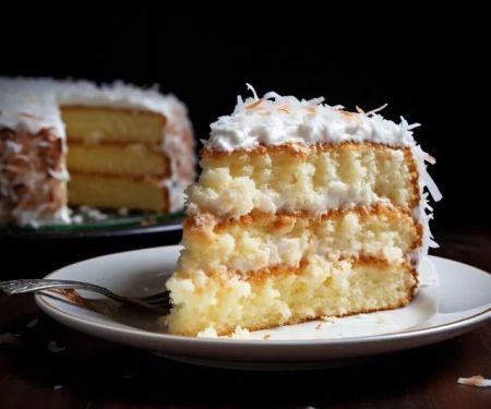 How to Make Bakery-Style Coconut Cake with Creamy Frosting