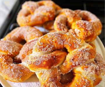 How to Make Bakery-Style Cinnamon Sugar Pretzels at Home