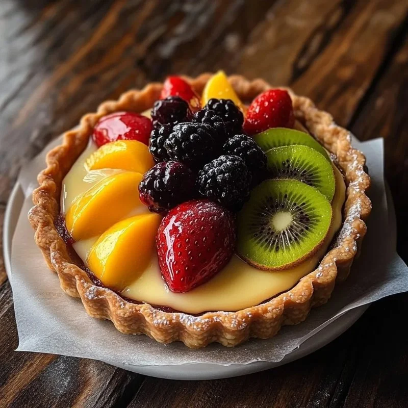 The Secret to Making Bakery-Style Fruit Tarts with Perfectly Sweetened Filling