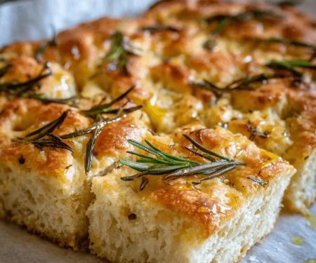 How to Make Bakery-Style Focaccia Bread with Olive Oil and Herbs