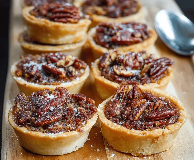 How to Make Bakery-Style Pecan Tarts with a Buttery Crust