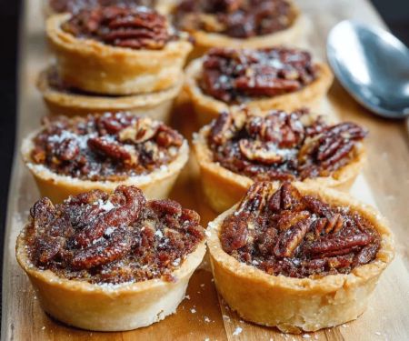 How to Make Bakery-Style Pecan Tarts with a Buttery Crust