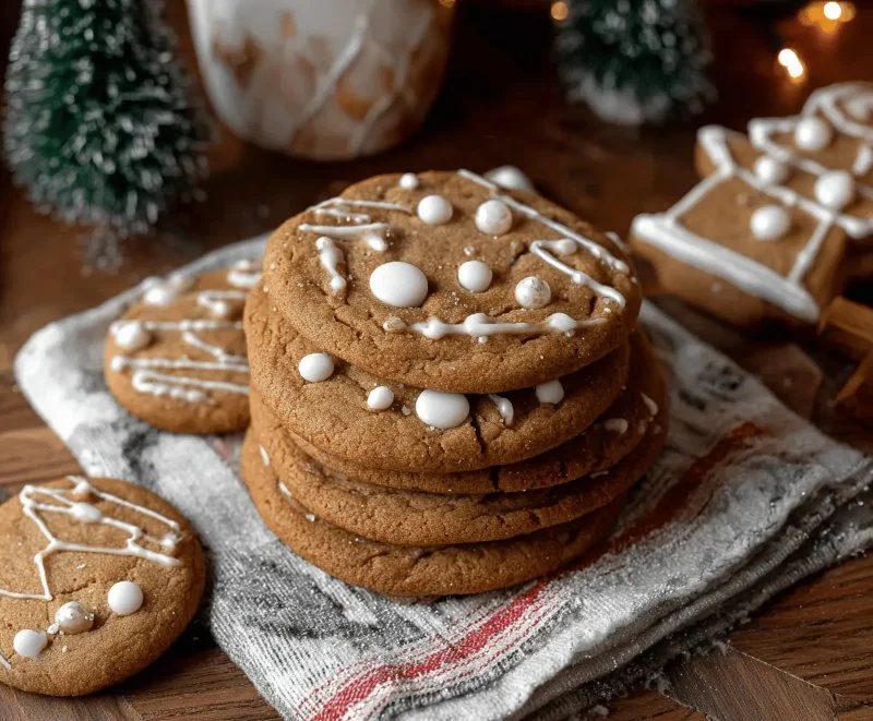 How to Make Bakery-Style Gingerbread Cookies with a Soft Center