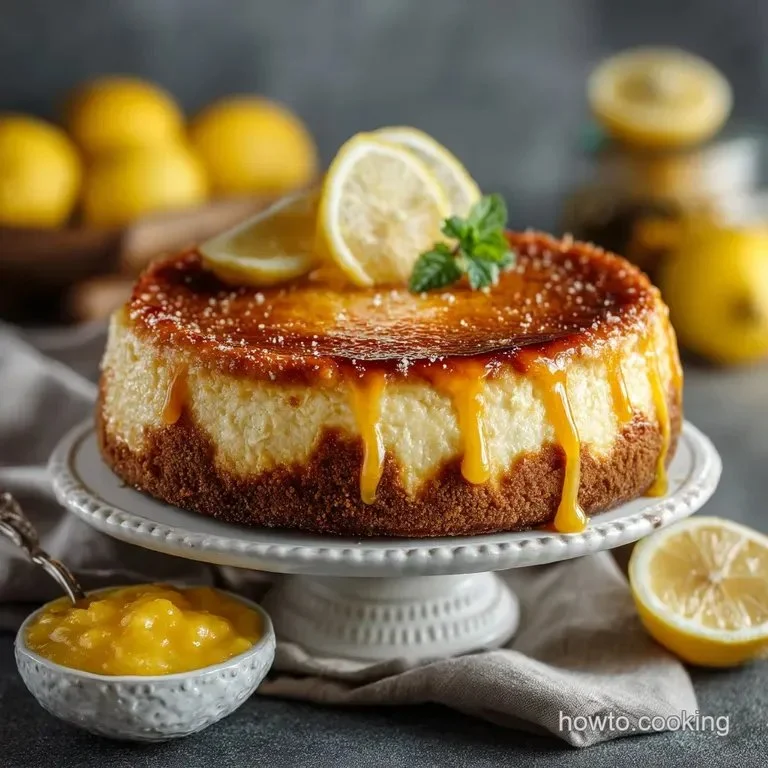 How to Make Bakery-Style Lemon Cheesecake with a Zesty Flavor