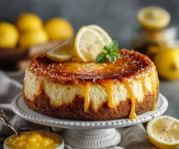 How to Make Bakery-Style Lemon Cheesecake with a Zesty Flavor