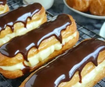 How to Make Bakery-Style Chocolate Eclairs with Perfectly Piped Filling