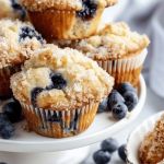 How to Make Bakery-Style Blueberry Muffins with a Crumbly Top