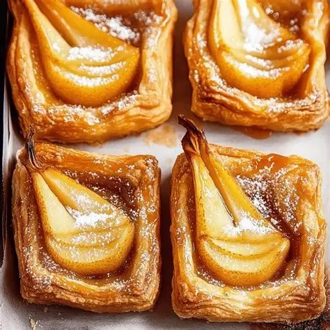 Mastering Bakery-Style Pear Tarts with a Perfectly Flaky Crust