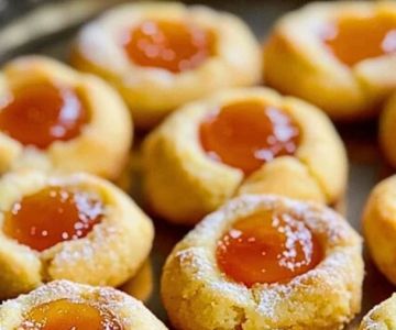 How to Make Bakery-Style Apricot Jam Thumbprint Cookies
