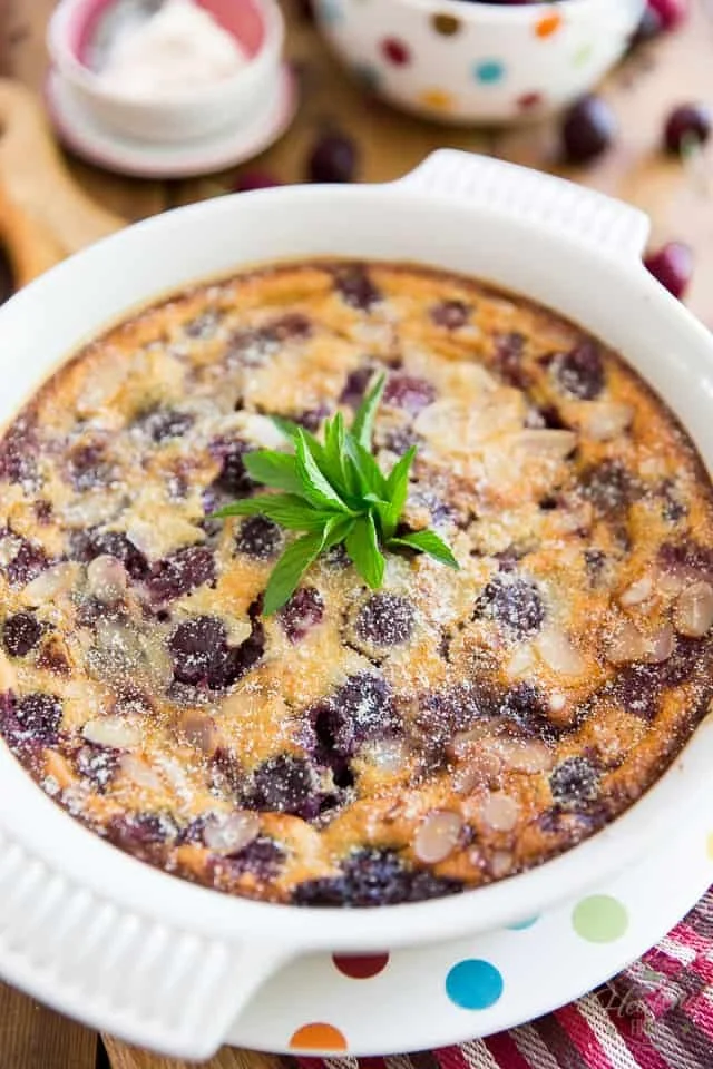 Bakery-Style Cherry Clafoutis with Sweet Almond Filling Recipe