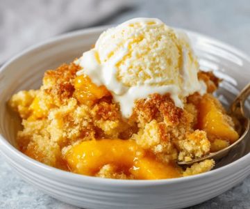 Bakery-Style Peach Cobbler Recipe That Everyone Will Love