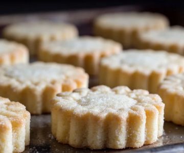 Bakery-Style Shortbread Cookies with Melt-in-Your-Mouth Texture