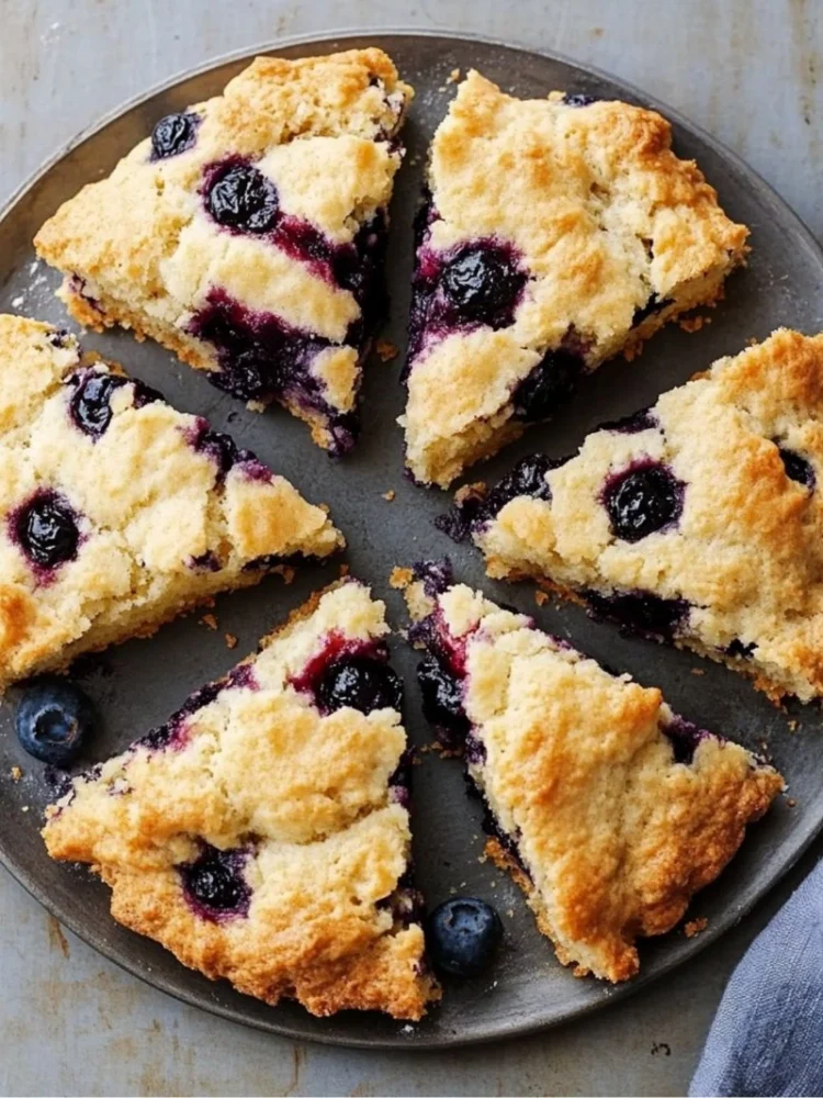 How to Make Bakery-Style Blueberry Scones with a Crumbly Top: Step-by-Step Guide