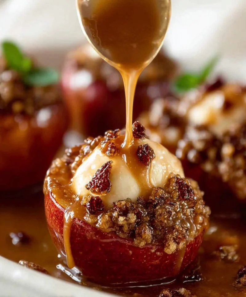 Bakery-Style Baked Apples with Caramel Sauce Recipe Guide