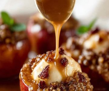Bakery-Style Baked Apples with Caramel Sauce Recipe Guide