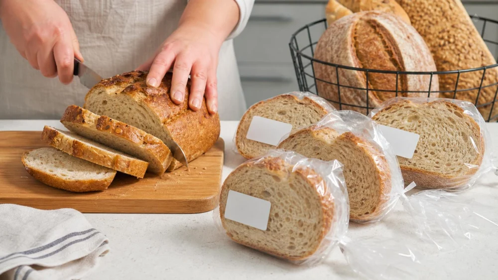 Freeze Bakery Bread Well: Slice, Wrap, Label, and Thaw