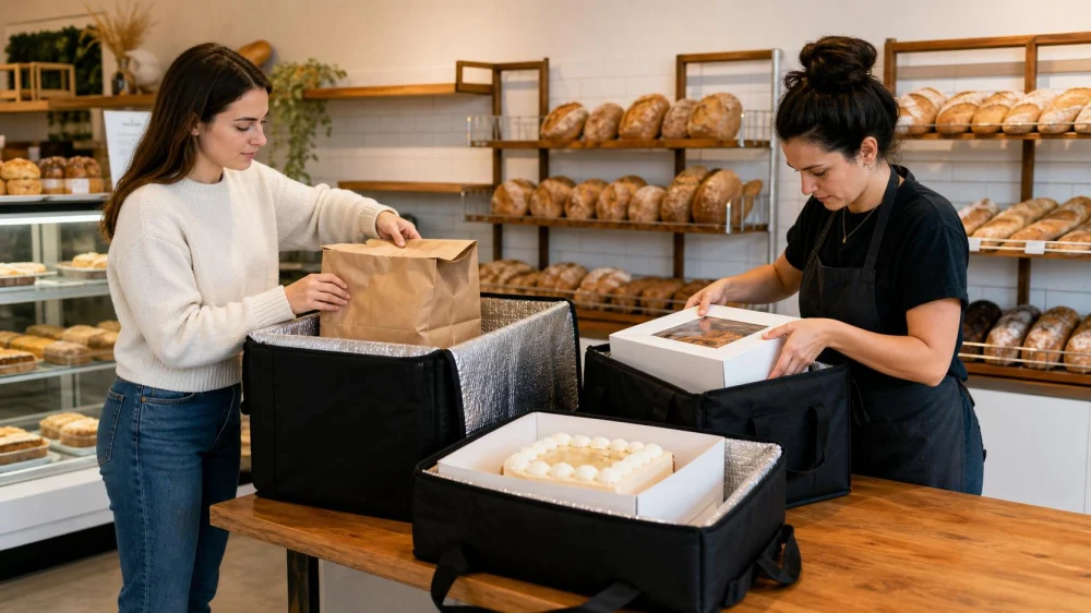 Mixed Bakery Pickup: Separate Hot, Cold, and Fragile Items
