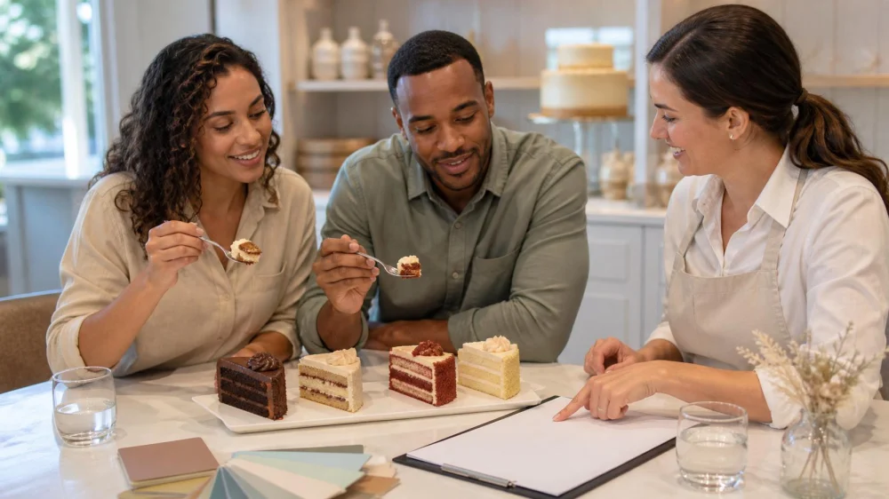 Bakery Cake Tasting: Compare Flavours and Confirm the Brief