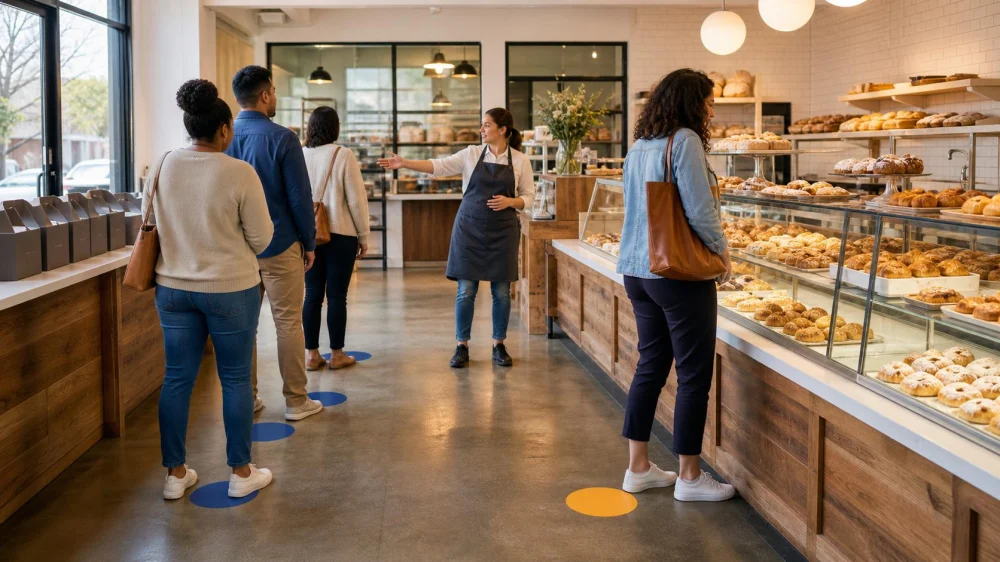 Peak-Hour Bakery Visit: Preorder, Queue, or Browse