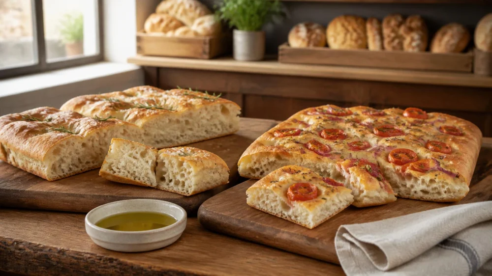 Bakery Focaccia Guide: Crumb, Toppings, and Serving