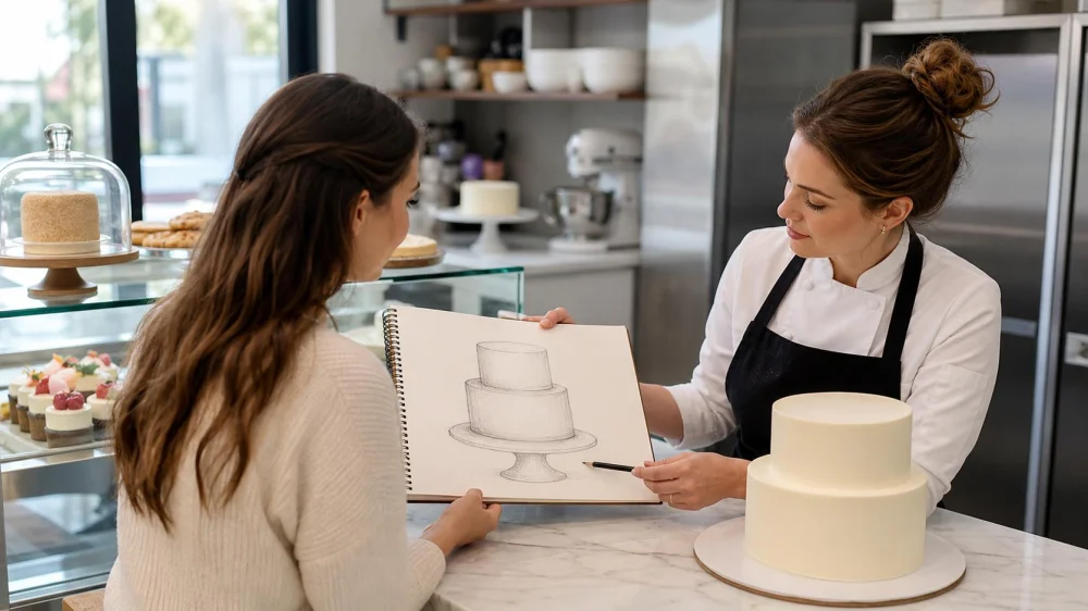 Custom Bakery Order: Approve the Design Before Baking